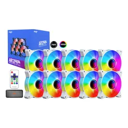 Cooler Aigo Ar12 Pro Argb+pwm 10 Fans Controladora+ir Branco no Mercado Livre com oferta e cupom de desconto