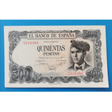 Antiguo Billete De 500 Pesetas De 1971, Sin Serie. 