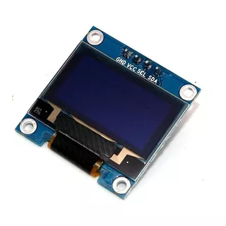 Display Gráfico Oled 128x64 0.96 I2c Serial E Fundo Branco