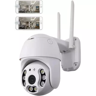 Camara Ip Domo Ptz Exterior Full Hd Wifi Rj45 Ir Led - Full