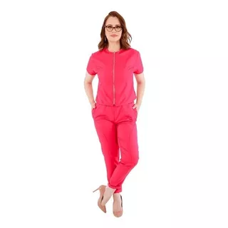 Pijama Cirúrgico Feminino Vision Pink - M