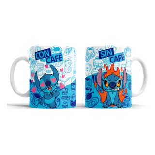 Taza Stitch Disney Ceramica Mug 11oz  Varios A Elegir 