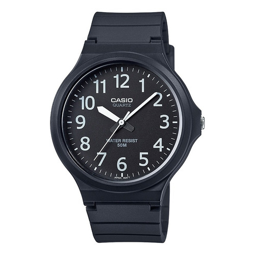 Casio Reloj Pulsera Juvenil Malla Resina Esfera Negro Febo