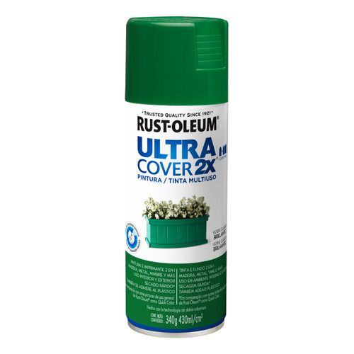 Rust-Oleum Ultra Cover verde claro brillante 430mL