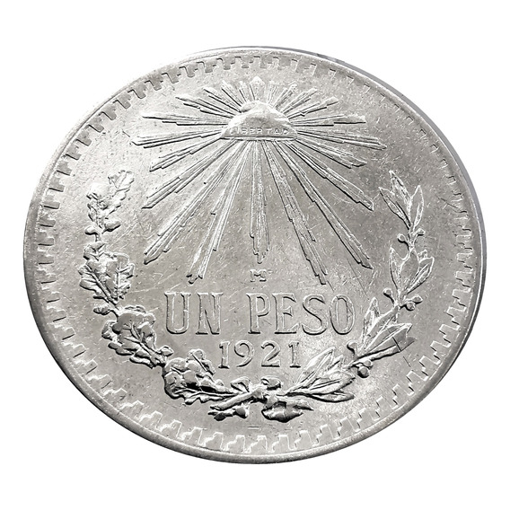 Moneda Peso Resplandor Plata 0720 1921