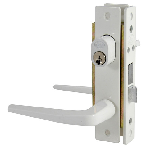 Cerradura Aluminio Basic Sencilla Color Blanco Lock 17cl /v