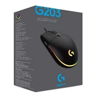 Mouse Logitech G G203 Lightsync 8000 Dpi Color Negro