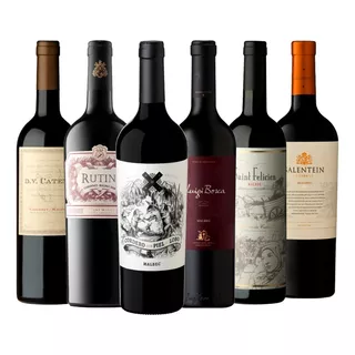Oferta Vinos Premium Malbec Caja X 6 Botellas 750ml