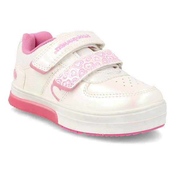 Zapatilla Niña Luces Bubblegummers Neon Rosado