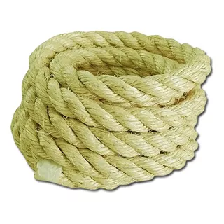 20 Metros Corda Fio Sisal Artesanato 30mm Arranhador De Gato