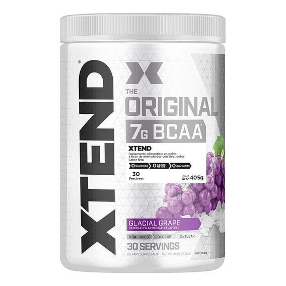 Bcaa Scivation Xtend (30 Servicios) Todos Los Sabores Sabor Glacial grape