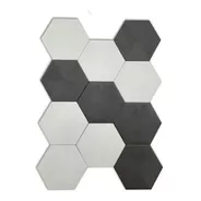Ceramica Hexagonal Con Relieve 20x23 Cm 1ª Calidad