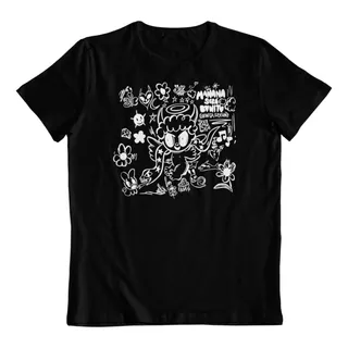 Polera Negra Algodon Estampada Personalizada Bichota Karol G