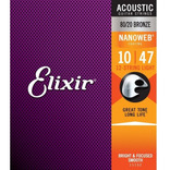 Elixir 10-47 12 Cuerdas Octavadas Nanoweb