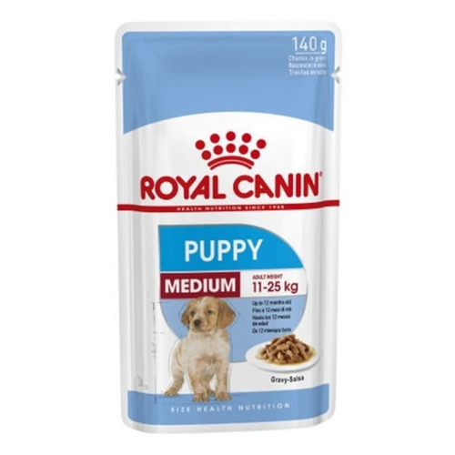 Alimento Royal Canin Size Health Nutrition Medium Puppy para perro cachorro de raza mediana sabor mix en sobre de 140g