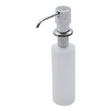 Dosificador De Detergente Johnson Apido Acero Inoxidable Color Blanco
