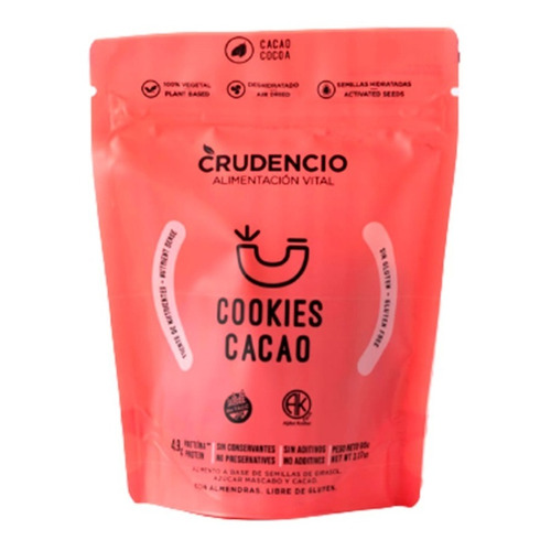 Cookies Cacao Crudencio Vegano | Libre De Gluten | Kosher 