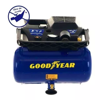 Compresor De Aire Mini Eléctrico Portátil Goodyear Gy166p Monofásico 6l 1.5hp 220v - 240v 50hz Azul