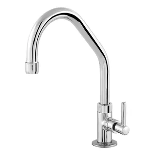 Torneira Pia Cozinha Metal Inox Bancada Mesa 1/4v Bica Móvel