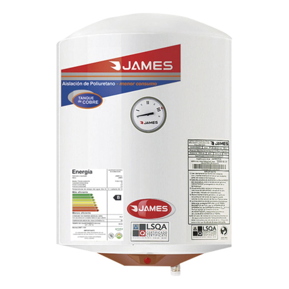 Calefones Nuevos Termotanque De Cobre 40 Lts James - Fama