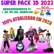 Arquivo Stl E Obj Para Imprimir 3d Mega Pack Anime Desenho