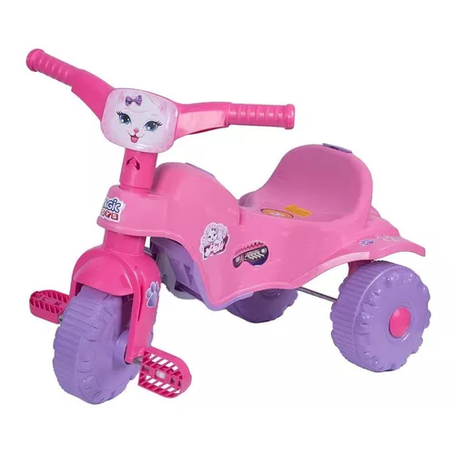 Triciclo Tico Tico Pets Rosa Motoca Infantil - Magic Toys em Promoção na  Americanas