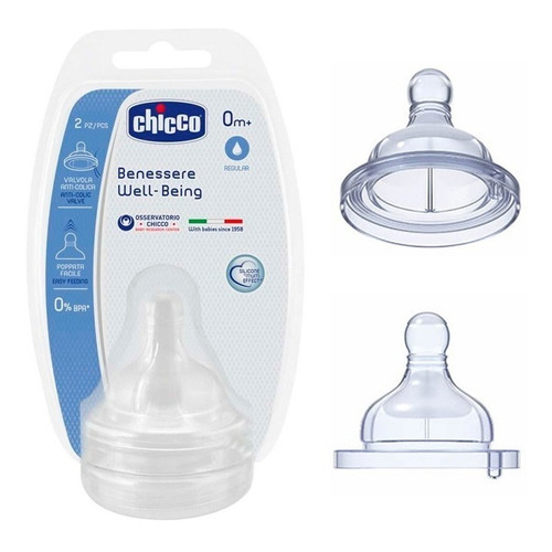Chicco Tetina Well-being Flujo Normal 0m+ 208112