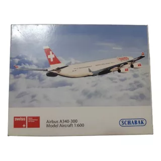 Airbus A340-300 Swissair 1/600 Schabak Nuevo C/base De Apoyo