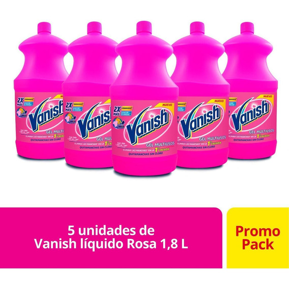 Vanish Desmanchador Liq. Rosa 1800 X 5 - L a $73160