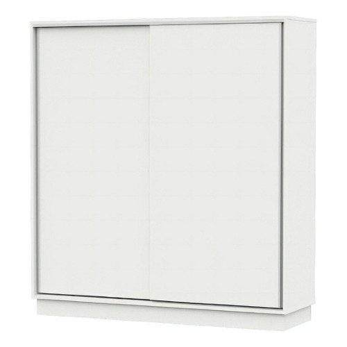 Placard Dielfe PE 180 color blanco de melamina con 2 puertas  corredizas