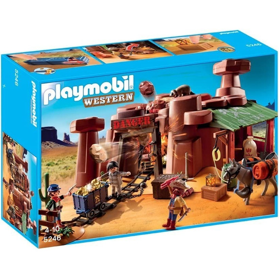 Playmobil: Western Goldmine Mina De Oro #5246 Nueva En Stock