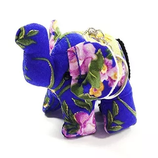 Llavero De Elefante Tailandes Hecho A Mano De Wrapables