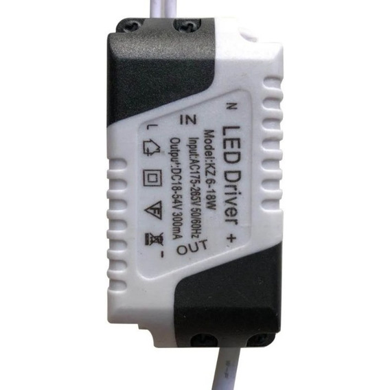 Led Driver 8w-18w Dc 300ma Transformador 