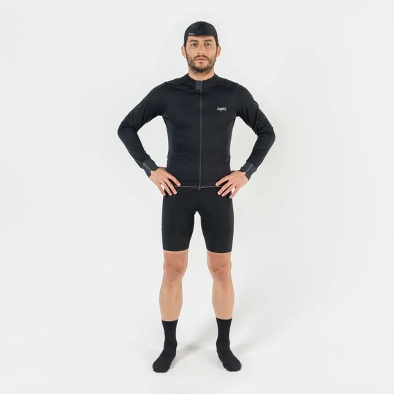 Chaqueta Ciclismo Safetti Alpes Para Hombre Negro