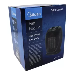 Calefactor De Ceramica Midea Color Negro