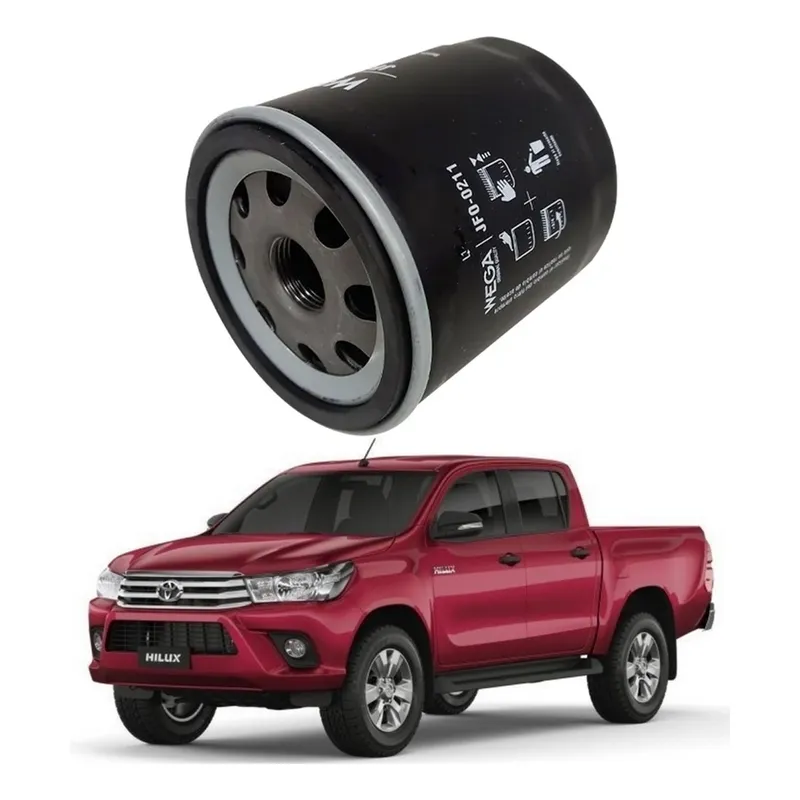Filtro De Óleo Wega Hilux 2.7 2.8 2016 A 2018