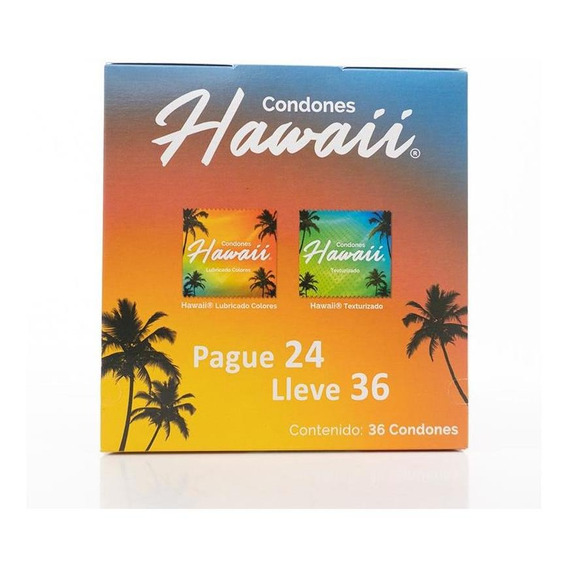 Condones Hawaii X 36