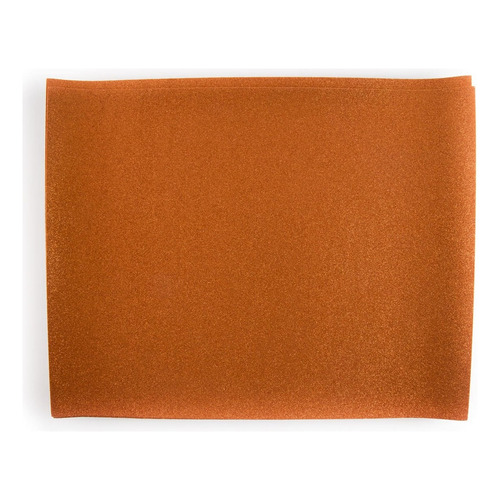 Foamy Tamaño Carta Diamantina Ultrabrillante Selanusa Color Naranja