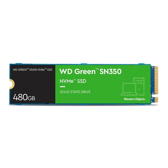 Ssd Interna Western Digital Green Ssd 480 Gb Sn350 Nvme