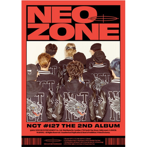 Nct 127 2nd Album Nct #127 Neo Zone [c Ver.] Usa Import Cd