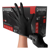 Gloveworks Guantes Industriales Desechables De Nitrilo Negro