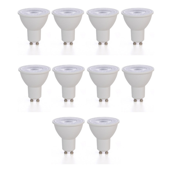 Dicroica Led 7w Macroled Pack X10 490lm Equivale 50w