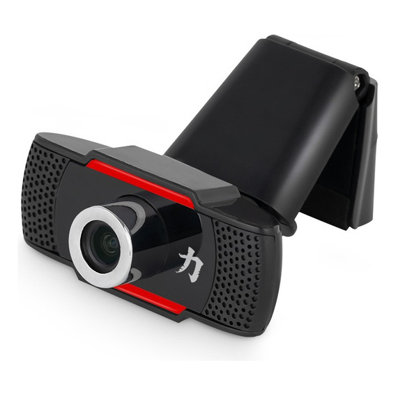 Webcam Portatil Crown Mustang Vision Fhd 1080p Color Negro