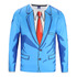 3d blue suit