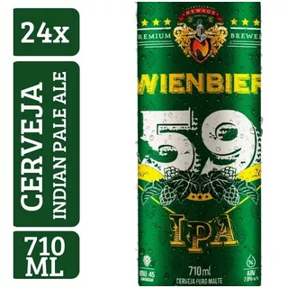 Kit Cerveja Wienbier 59 Ipa 710ml (24 Un)