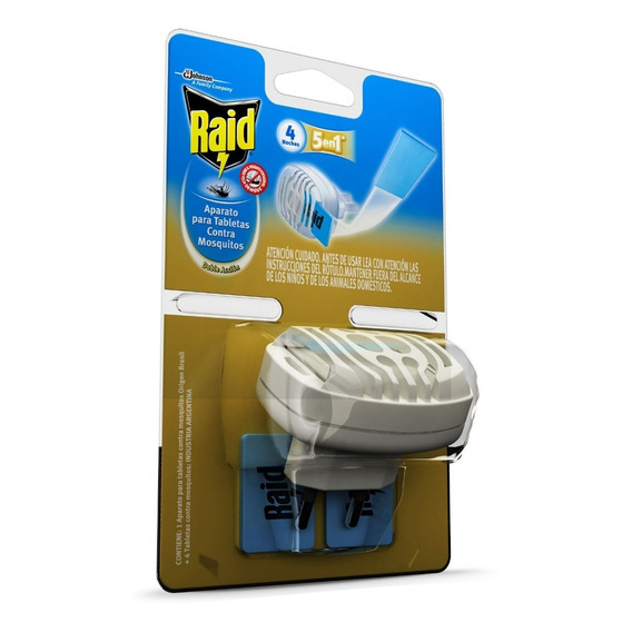 Aparato Para Tabletas Contra Mosquitos Sin Cable Raid