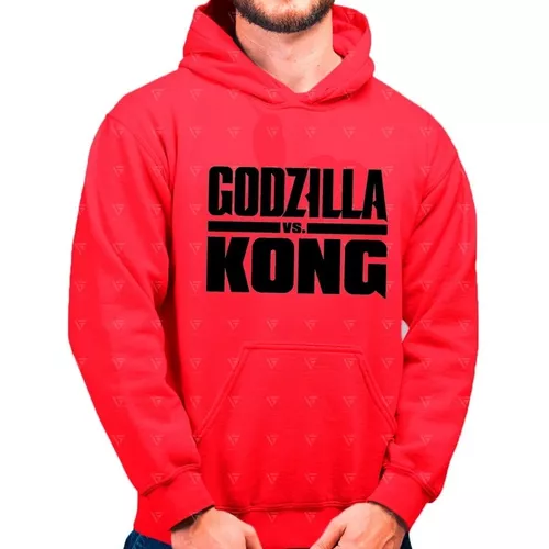Poleron Estampado Godzilla Vs Kong Pelicula 
