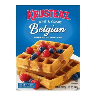 Krusteaz Harina Para Preparar Waffles Estilo Belga 793 G