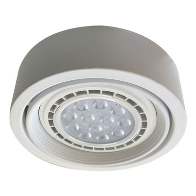 Plafon Spot Ar111 Blanco Semiembutido Apto Led Luz Desing