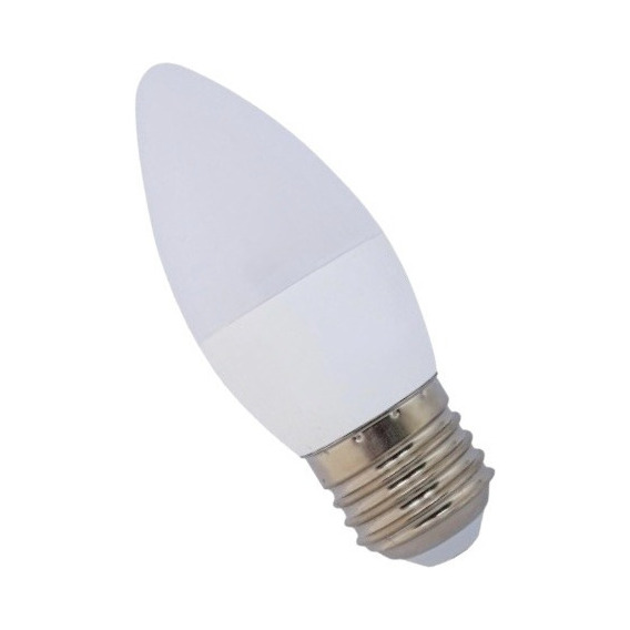 Bombillo Led Vela E27 Luz Blanca 6500k Y Luz Amarilla 3000k